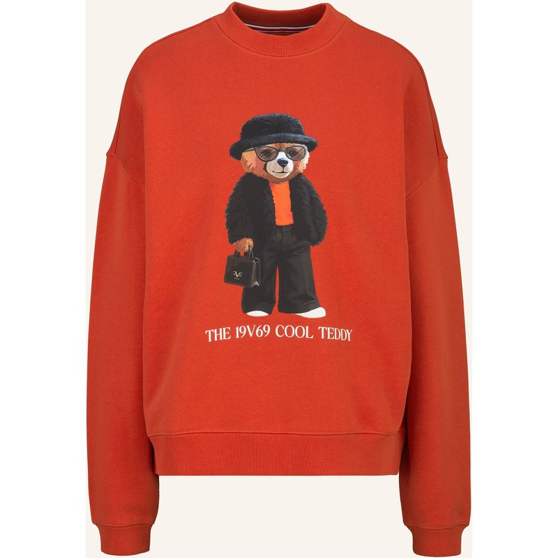 19V69 Italia Sweatshirt Willow Teddy orange