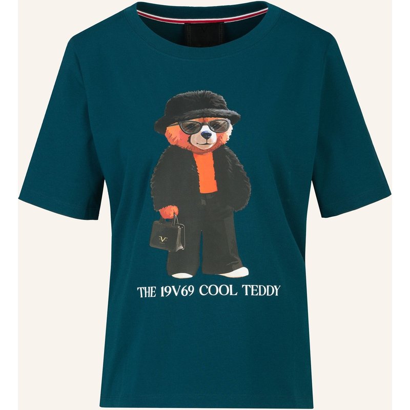 19V69 Italia T-Shirt Bellara Cool Teddy blau