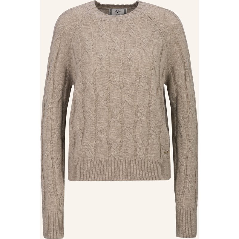 19V69 Italia Strickpullover Lola Cable beige