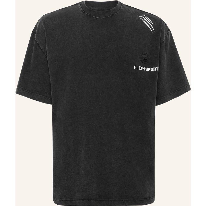 Plein Sport Rundhals-T-Shirt schwarz