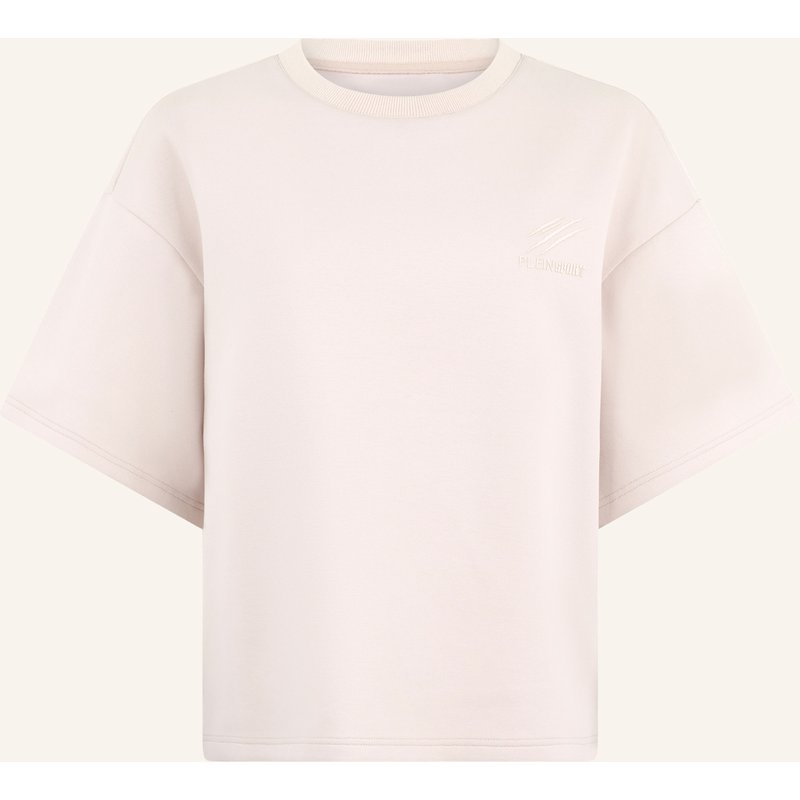 Plein Sport Kurzarm-Rundhals-T-Shirt Scratch rosa