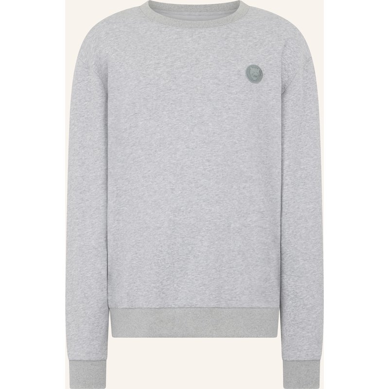 Plein Sport Langarm-Sweatshirt Tiger grau