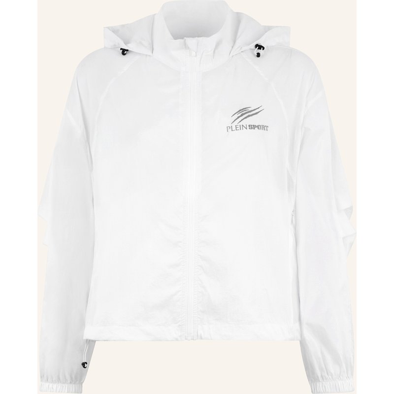 Plein Sport Windbreaker Scratch weiss