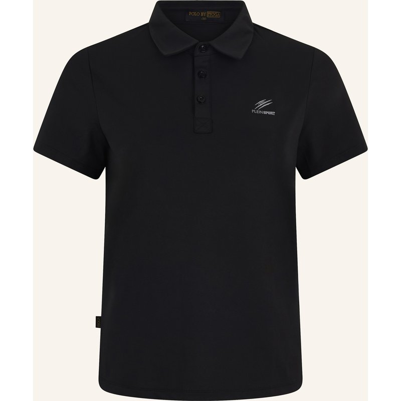 Plein Sport Kurzarm-Poloshirt Scratch schwarz