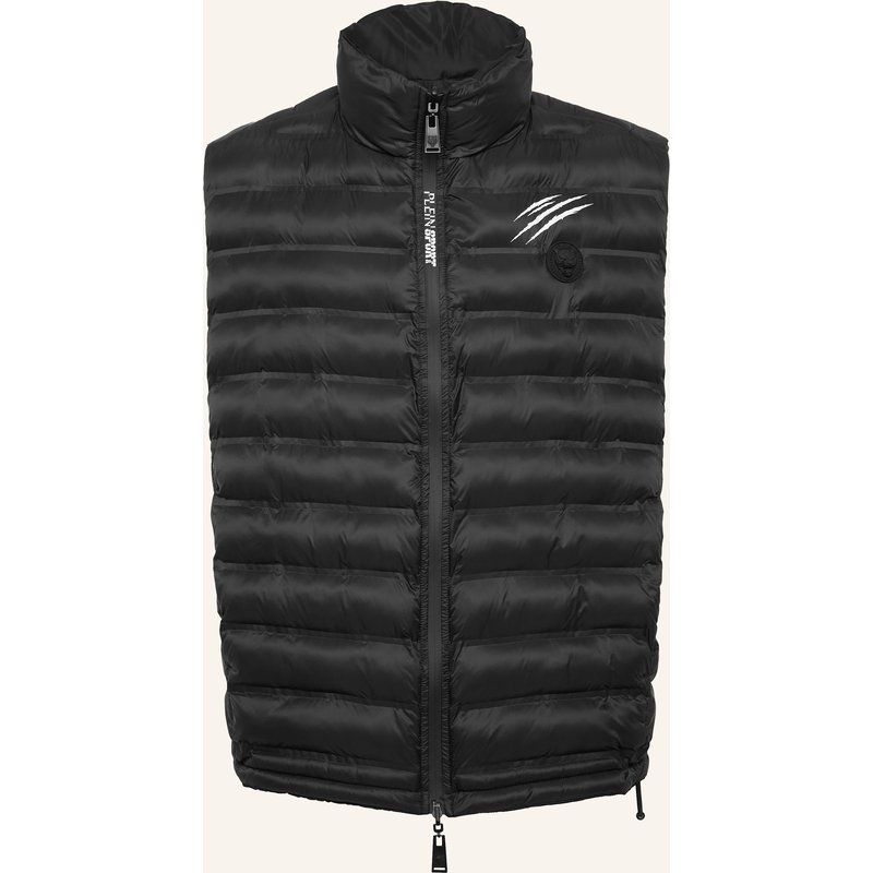 Plein Sport Kurze Weste schwarz