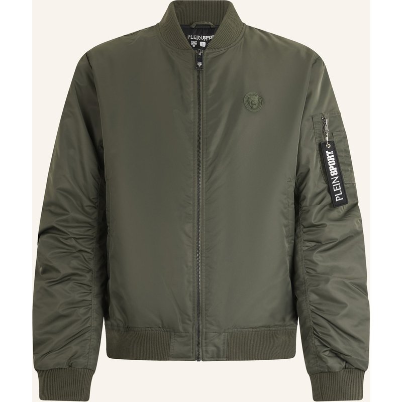 Plein Sport Bomberjacke Icon gruen