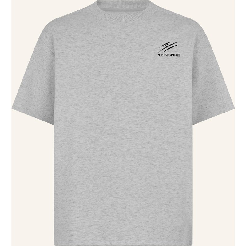 Plein Sport Kurzarm-Rundhals-T-Shirt Icon weiss