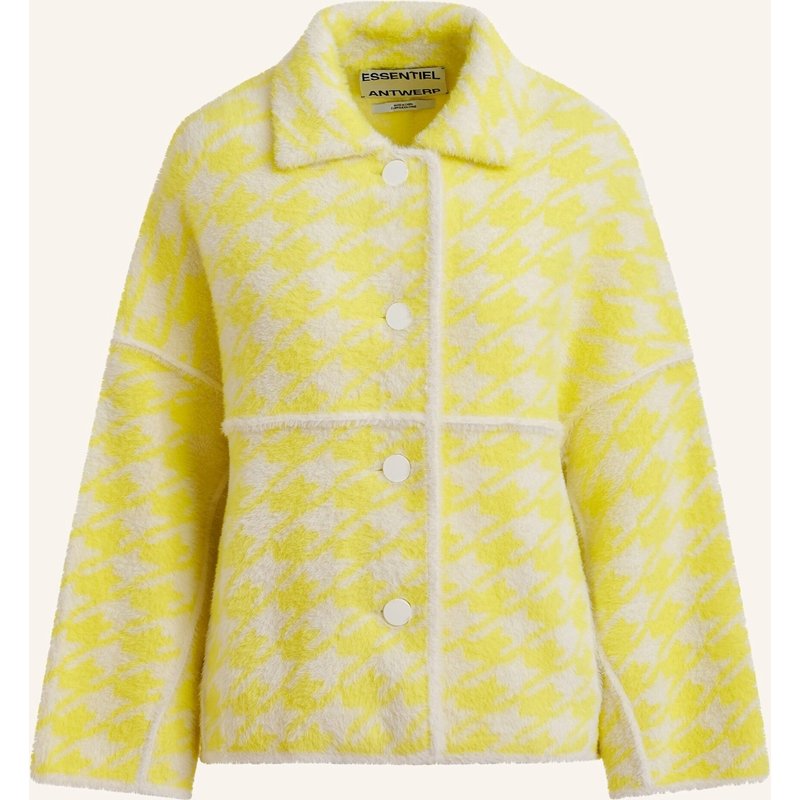 Essentiel Antwerp Kastenjacke Joking gelb