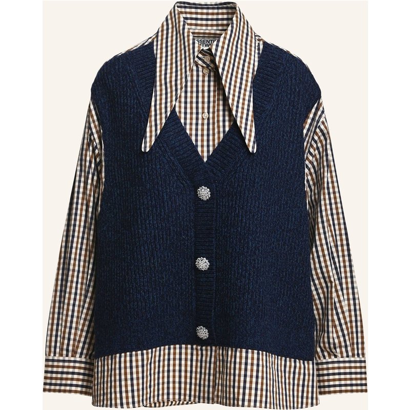 Essentiel Antwerp Hemd Kute blau