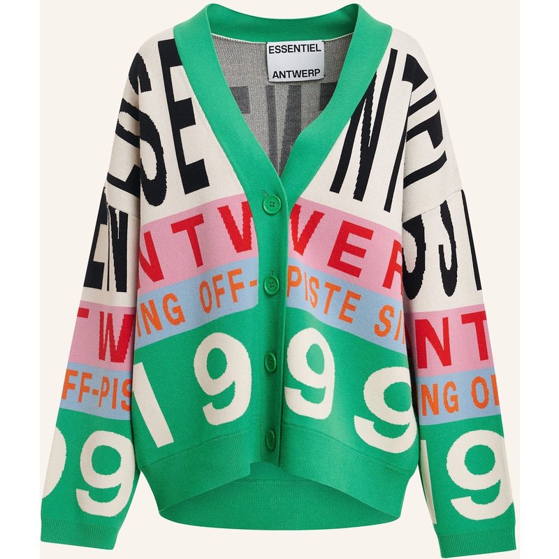 Essentiel Antwerp Strickjacke Kreezer gruen
