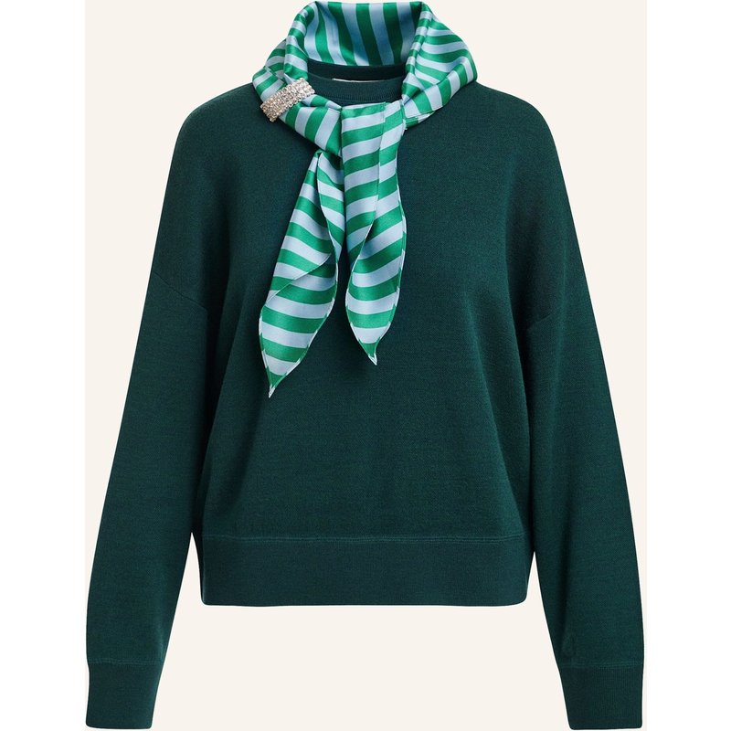 Essentiel Antwerp Pullover Kurtis Mit Schmucksteinen gruen