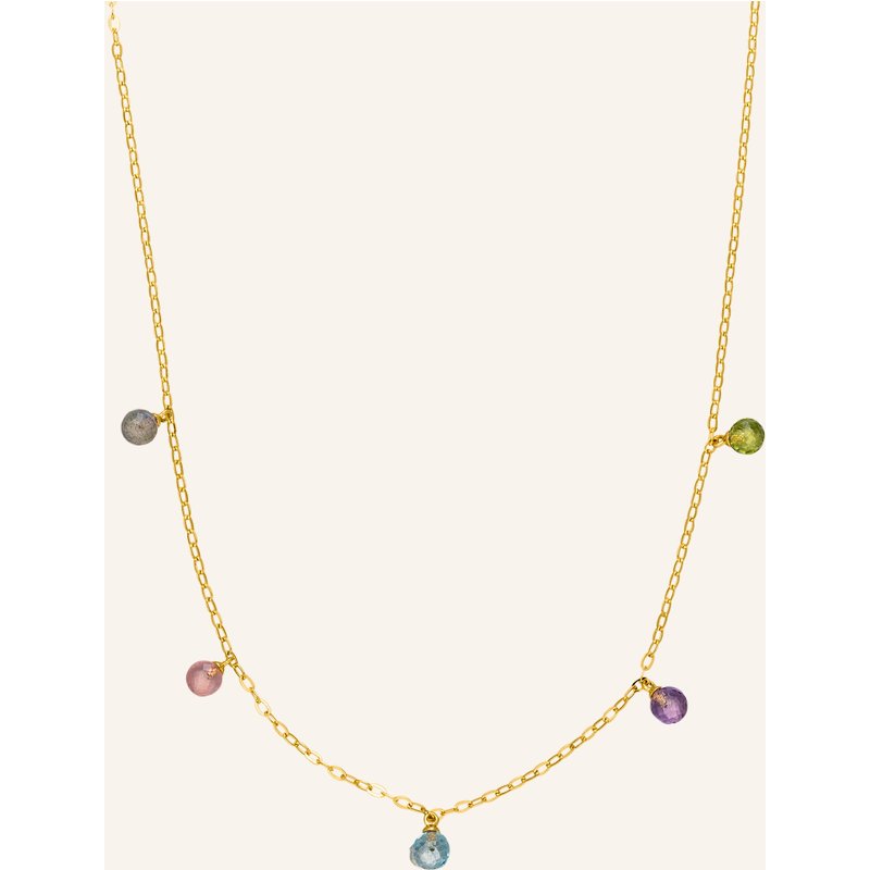 Leaf Halskette Sweet Gems Aus 14 Karat Gelbgold gold
