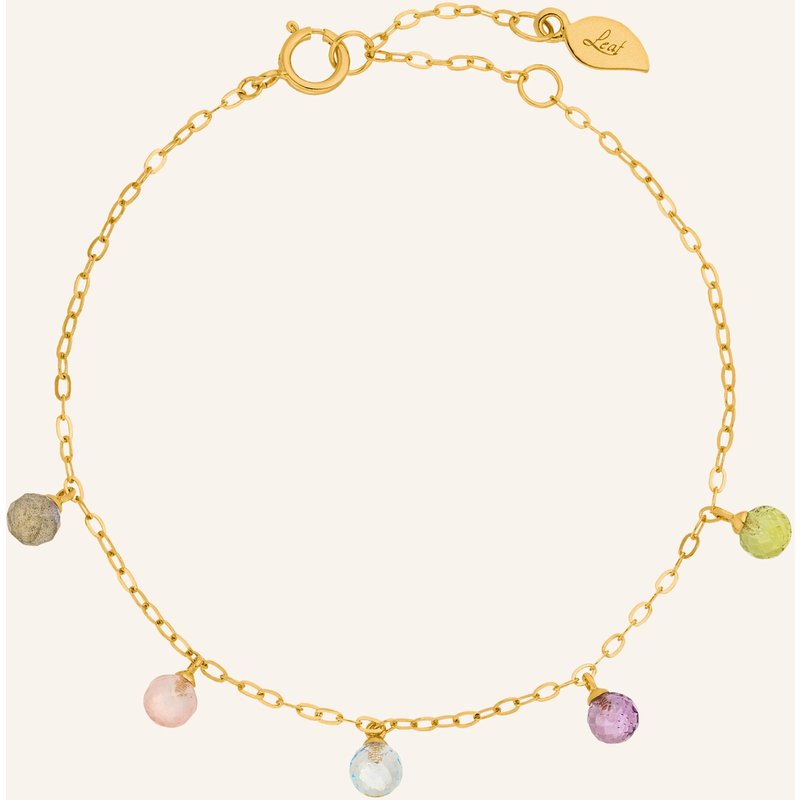 Leaf Armband Sweet Gems Aus 14 Karat Gelbgold gold