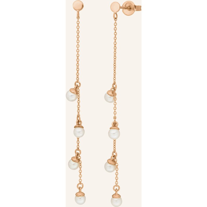 Leaf Ohrhänger Perls Aus 14 Karat Roségold rosegold