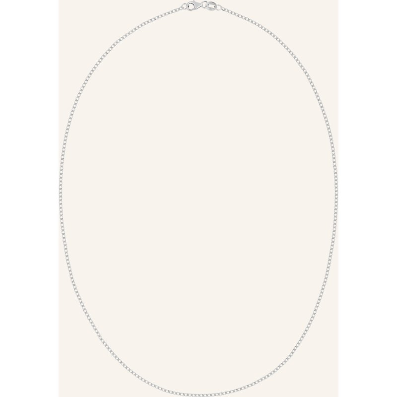 Bruna The Label Halskette Lyon 14k Gold weiss