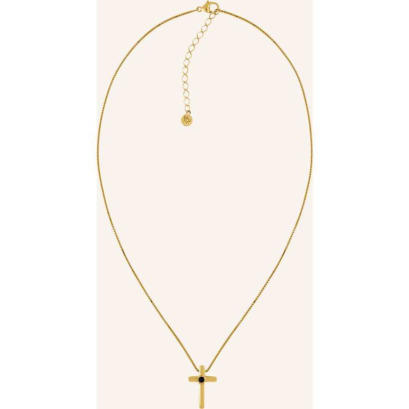 Bruna The Label Halskette Assisi Mit Onyx gold
