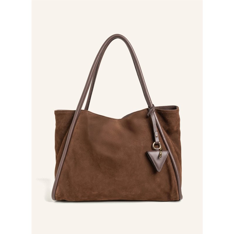 Parise Handtasche '09' Röhrenförmig Ohne Fransen beige