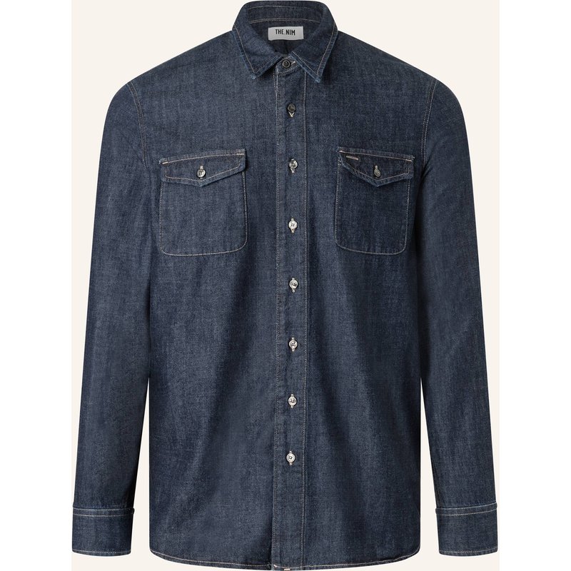 The.Nim Standard Hemd Detroit Shirt blau