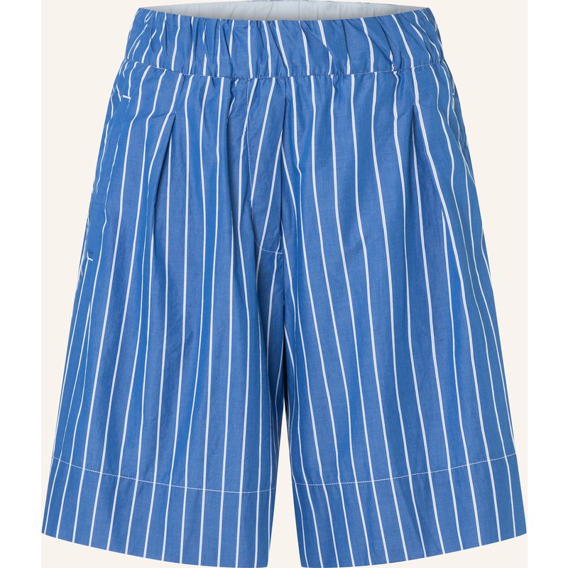 The.Nim Standard Short Woman Elastic Band Shorts blau