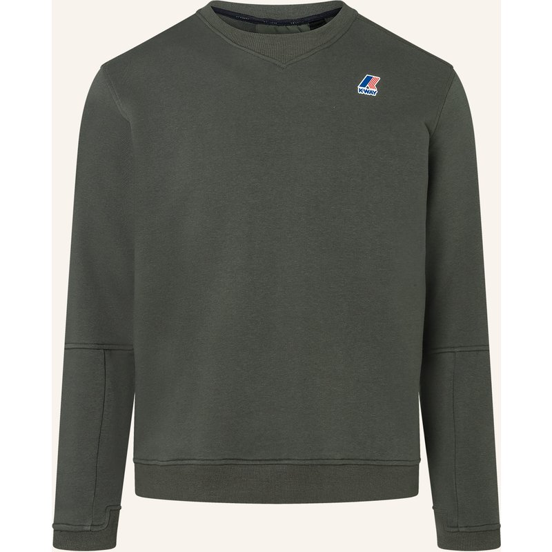 K-Way Sweatshirt Nael Poly Cotton gruen