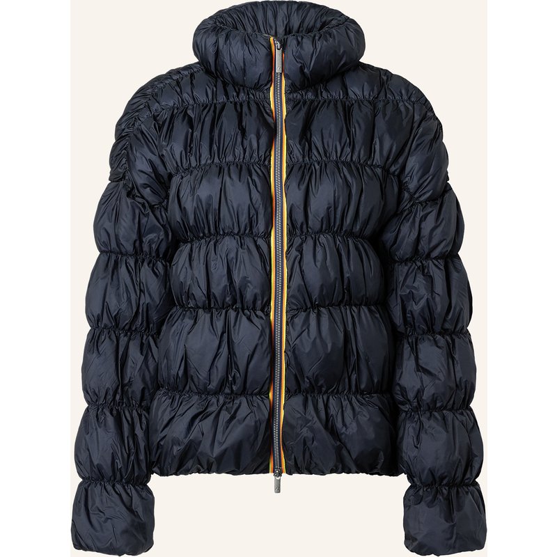 K-Way Winterjacke Frayn Maxi Ruffles blau