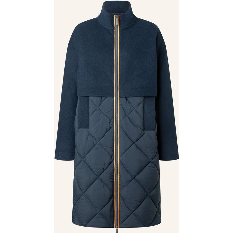 K-Way Winterjacke Mindy Wool Nylon Warm blau