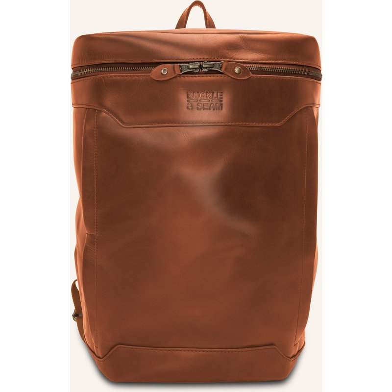 Buckle & Seam Rucksack Siwa Mit Laptop-Fach braun
