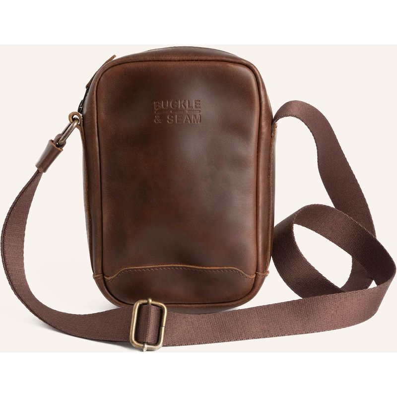Buckle & Seam Umhängetasche Runner braun
