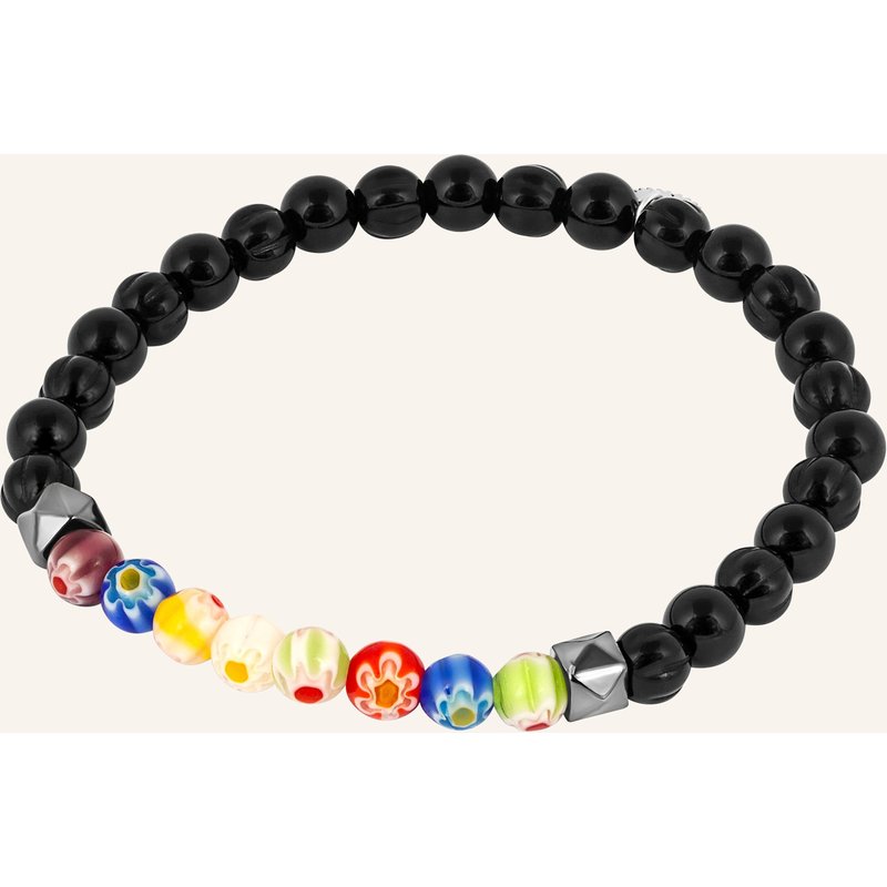 Tateossian Armband Millefiori Semi-Precious schwarz