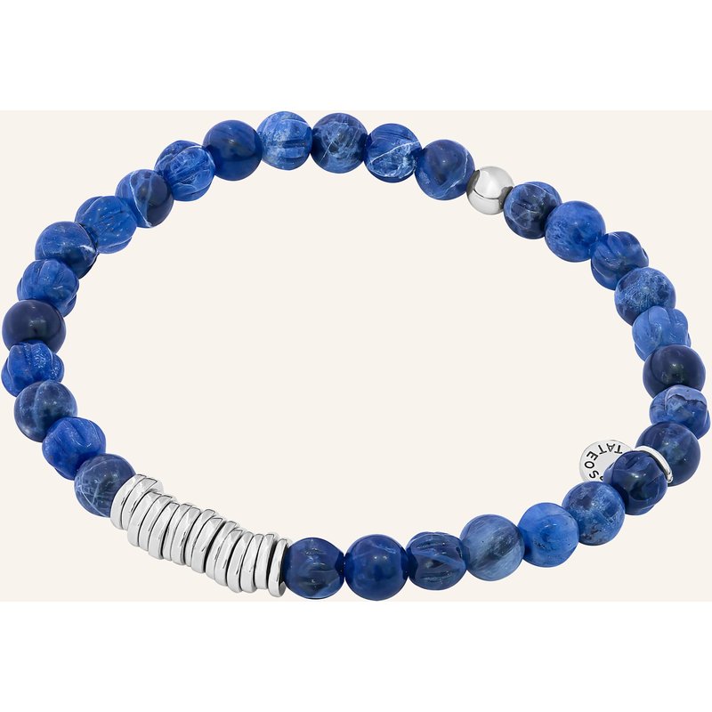 Tateossian Armband Classic Discs blau