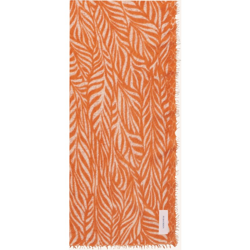 Purschoen Cashmere-Schal Leafgarden rosa