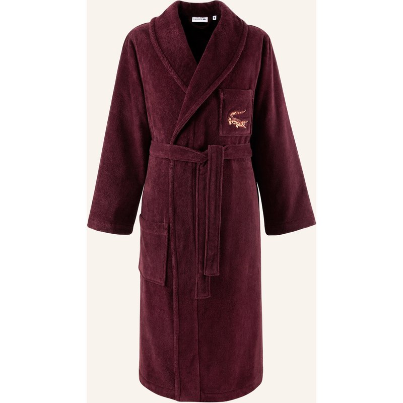 Lacoste Bademantel Lrene rot