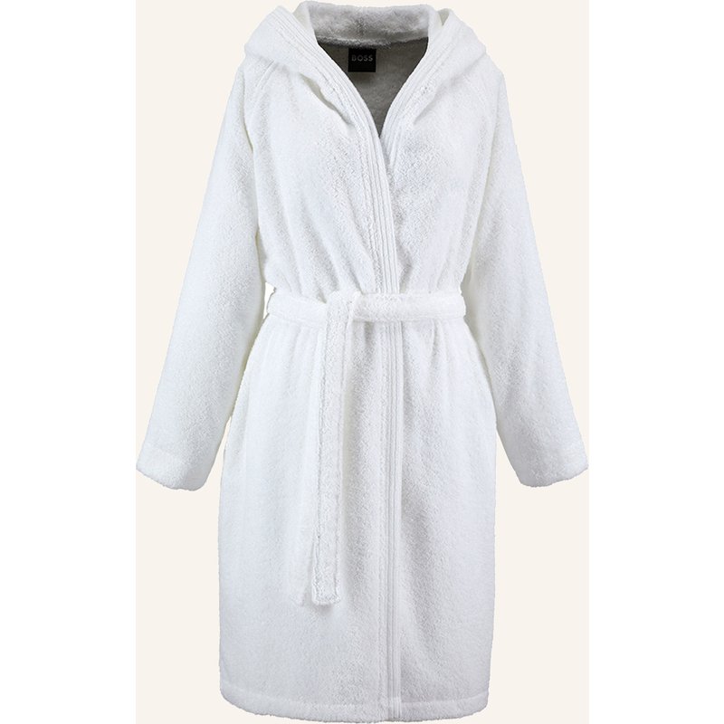 Boss Bademantel Edge weiss