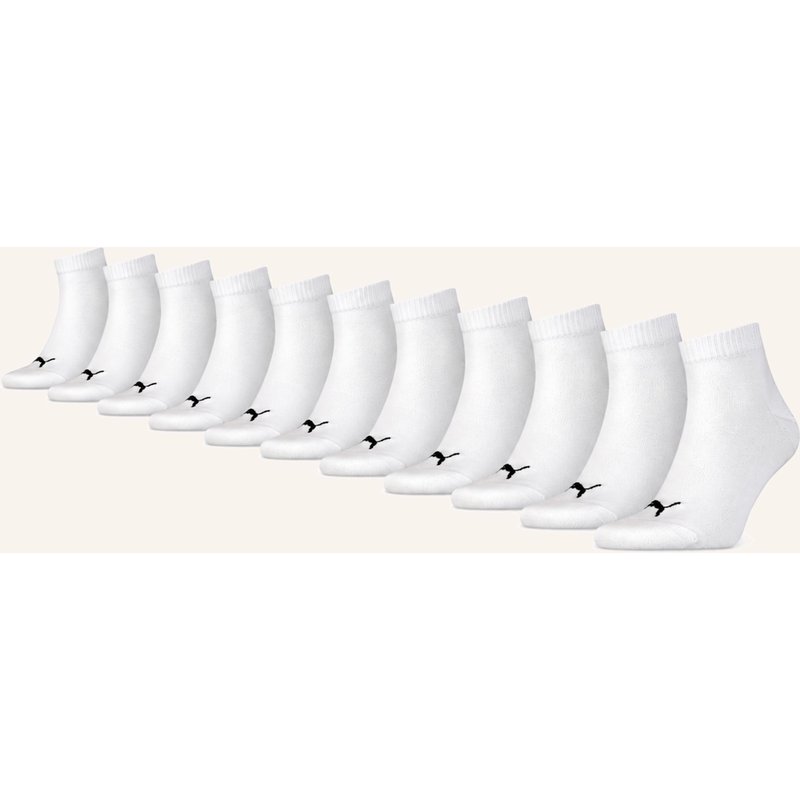 Puma Socken Quarter 11-Pack weiss