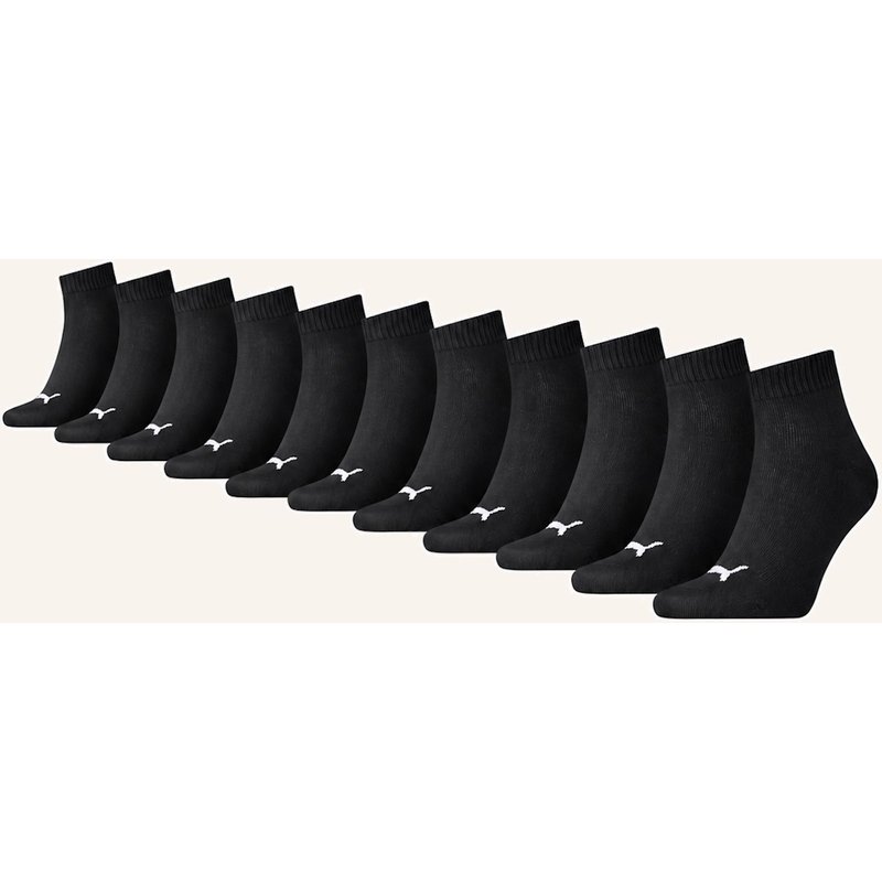 Puma Socken Quarter 11-Pack schwarz