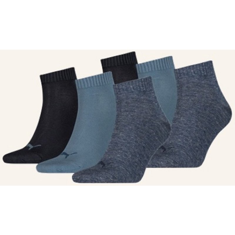 Puma 6er-Pack Socken Quarter blau