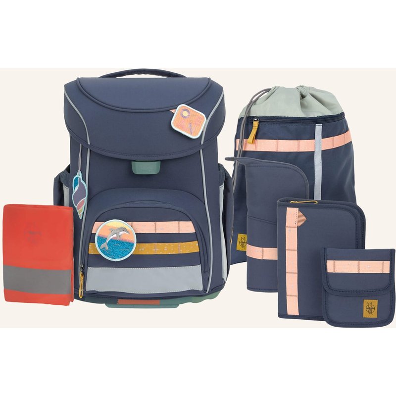 Lässig Schulranzen Set Slim Unique blau