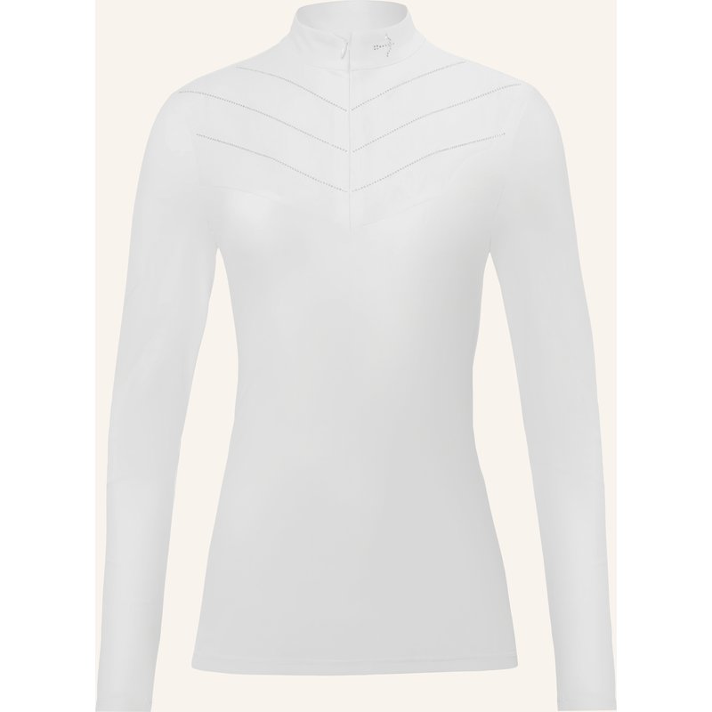 Laguso Turniershirt Luise White Crystal Sliver weiss