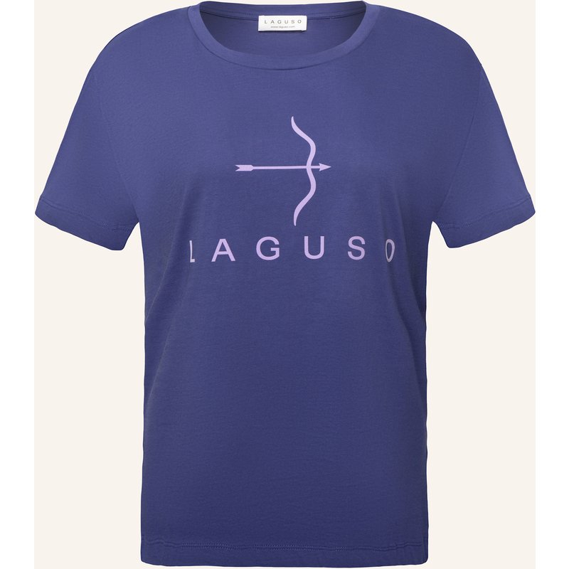 Laguso T-Shirt Lou Logo Dark Violet lila