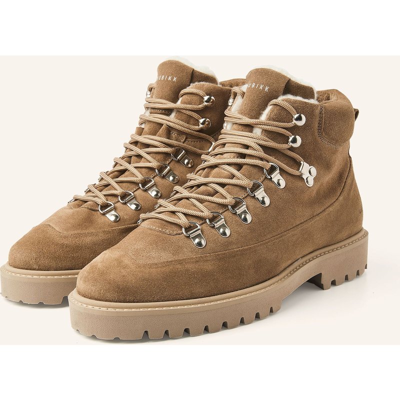 Nubikk Schnürboots Logan Chad Fur beige
