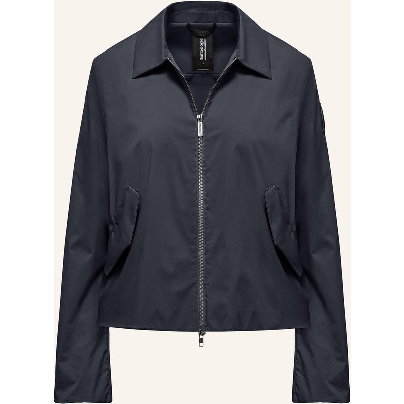 Bomboogie Jacke Mit Kragen Und Reißverschluss blau