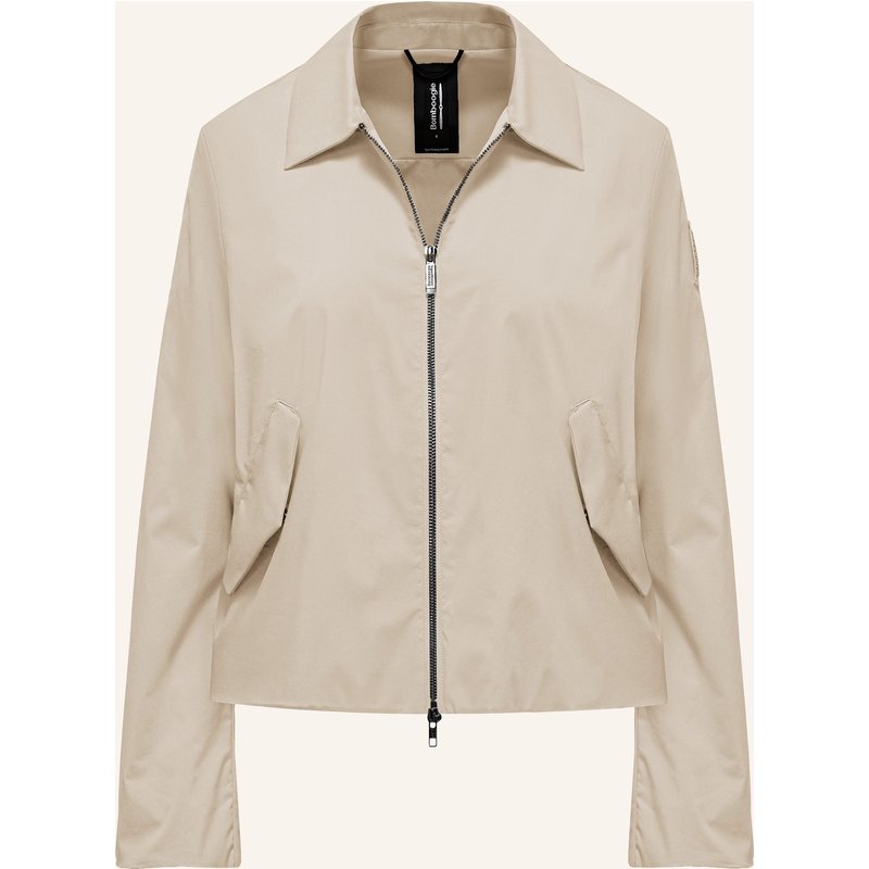 Bomboogie Jacke Mit Kragen Und Reißverschluss beige