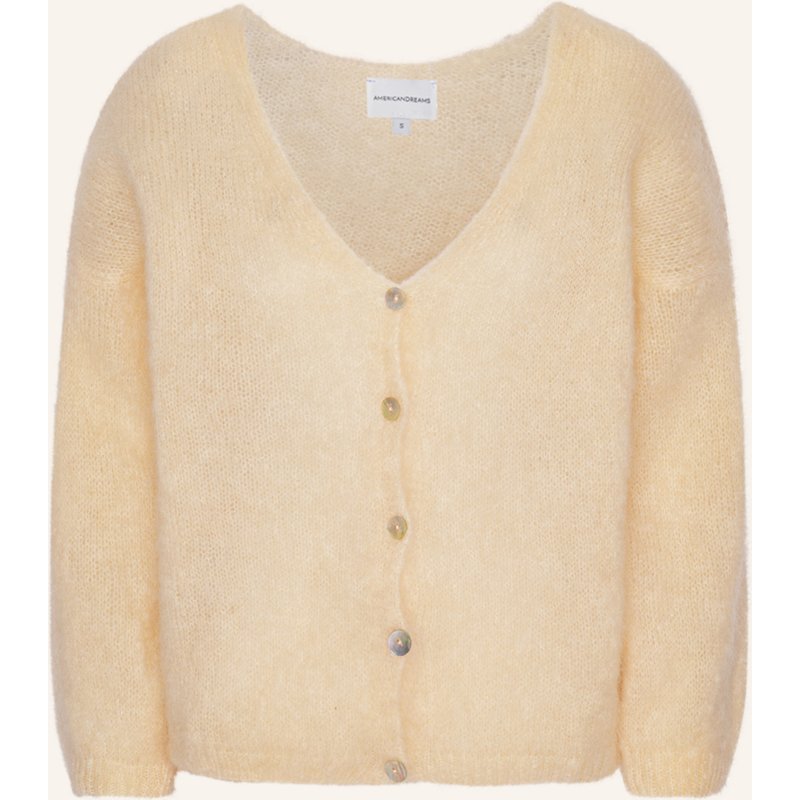 Americandreams Ls Cardigan Cornelia gelb