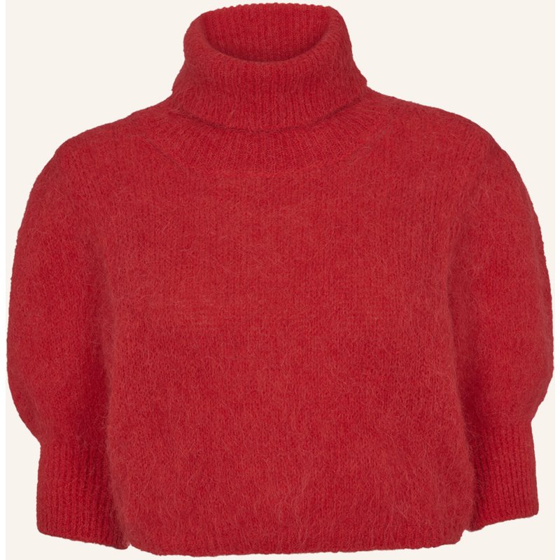 Americandreams Rollneck Alpaca Pullover Piro rot