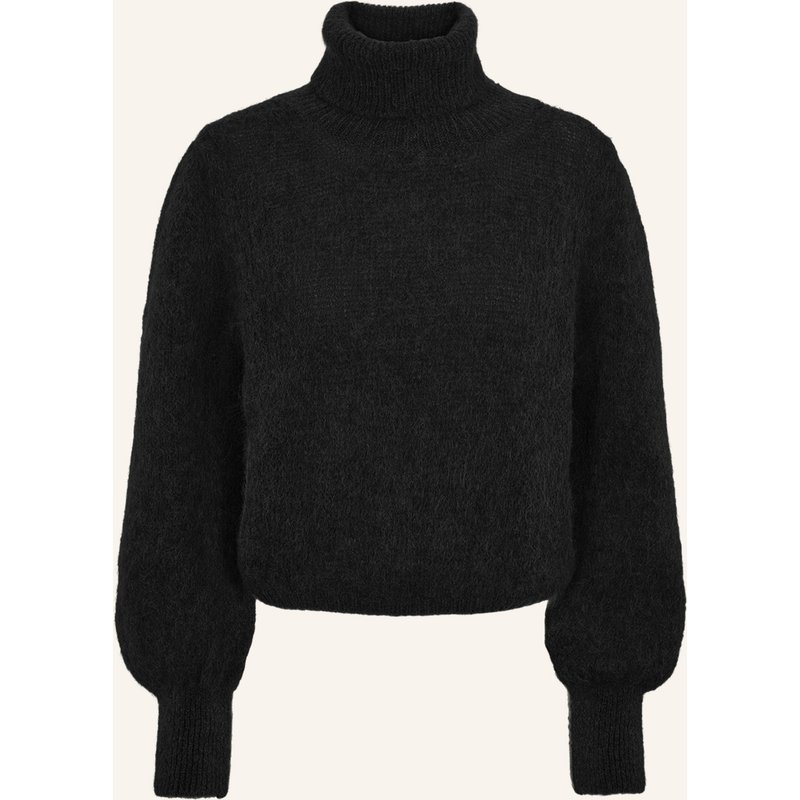 Americandreams Rollneck Alpaca Long Sleeves Piro schwarz