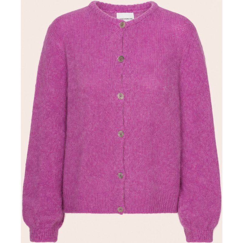 Americandreams Alpaca Cardigan Susan lila