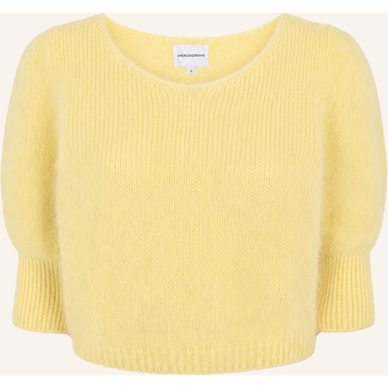 Americandreams Alpaca Pullover Koa gelb