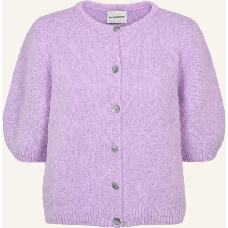Americandreams Short Sleeve Cardigan Susan lila