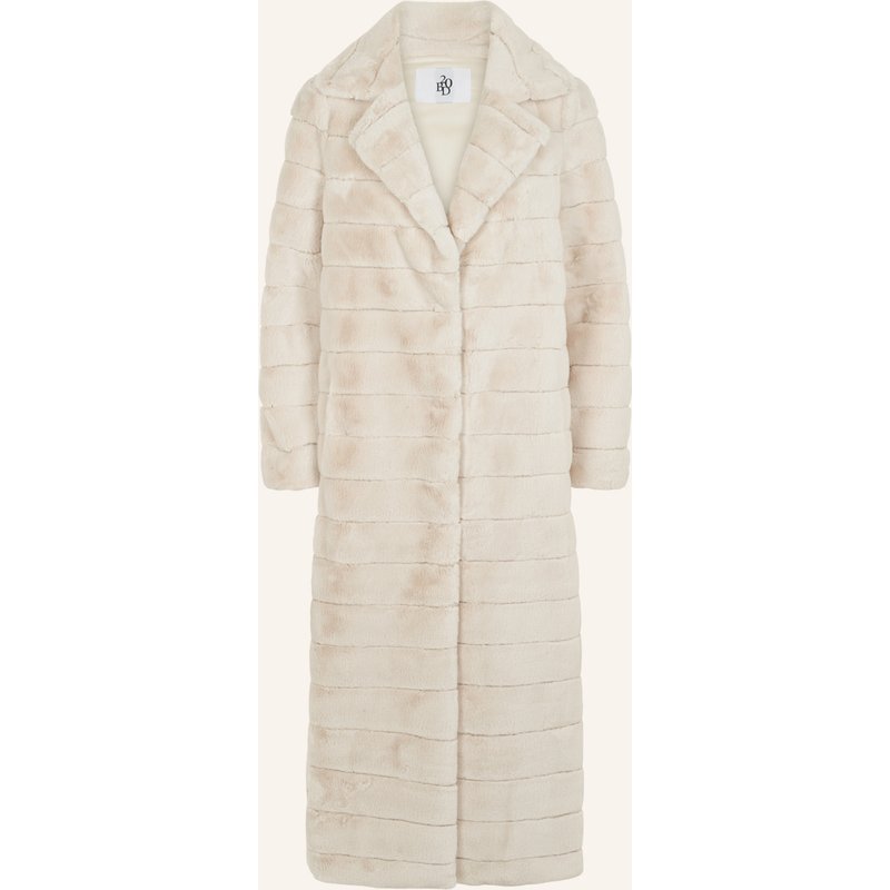 Americandreams Faux Fur Coat Long Bailey beige