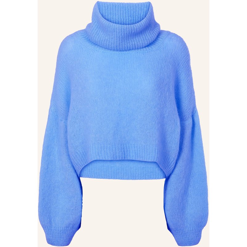 Americandreams Rollkragenpullover Aus Alpaka Andrea blau